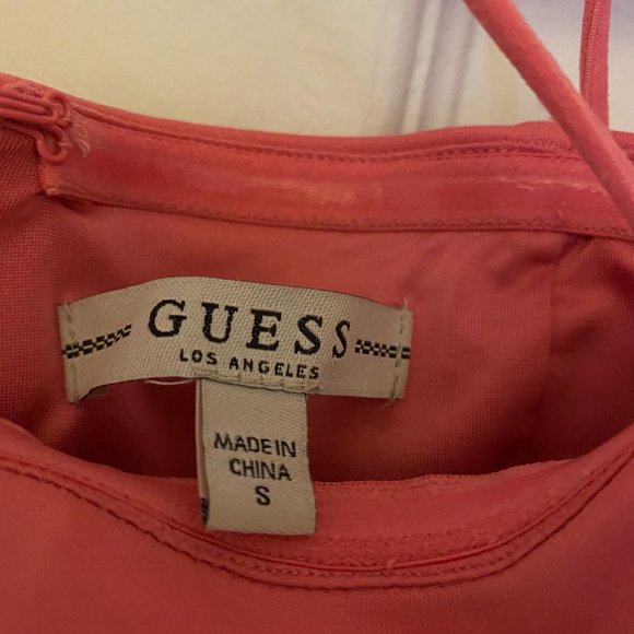 Guess Pink Off the Shoulder Scuba Dress - Picture 3 of 7